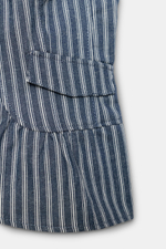 ТОП В ПОЛОСКУ С ПУГОВИЦАМИ — ZARA