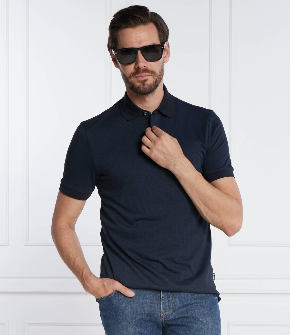 Поло Penrose 44 BOSS BLACK - темно-синий(50501098)
