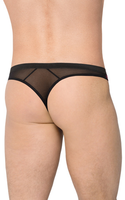 Трусы мужские кружевные SoftLine Collection, черный, L