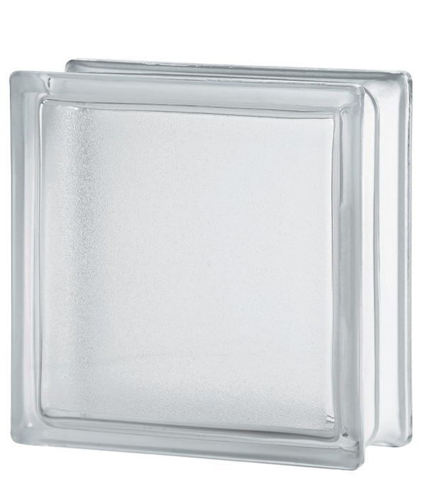 Стеклоблок бесцветный арктик  Vitrablok 19х19х8