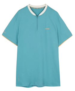 Мужское теннисное поло NOX Pro Shirt - dusty turquoise