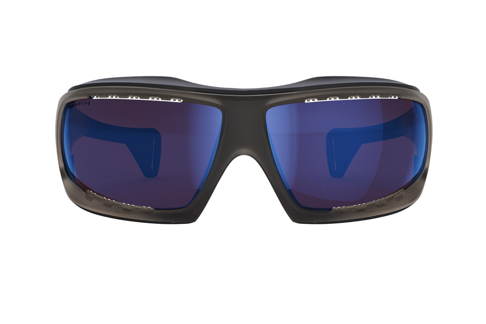 Спортивные очки LiP Typhoon / Trans. Grey - Black / Zeiss / PA Polarized / Pacific Blue Lens