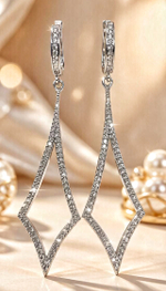 Ювелирные серьги из серебра 925 пробы