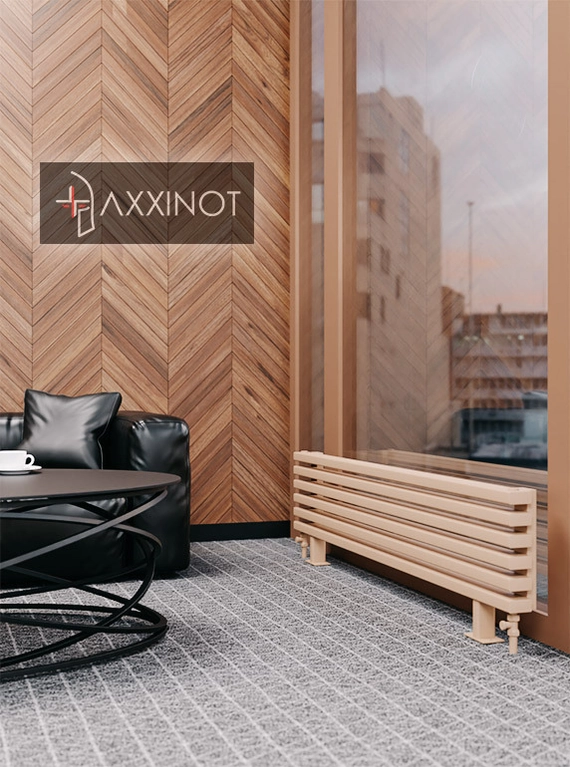 Axxinot Cardea ZN 900 - напольный трубчатый радиатор шириной 900 мм