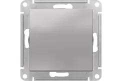 Выключатель Systeme Electric ATLASDESIGN 1-клавишный алюминий 36438