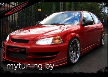 Передний бампер INFERNO для Honda Civic 6