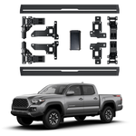 Электрические боковые пороги для Toyota Tacoma 2015-2021 с управлением со смартфона на алюминиевых кронштейнах