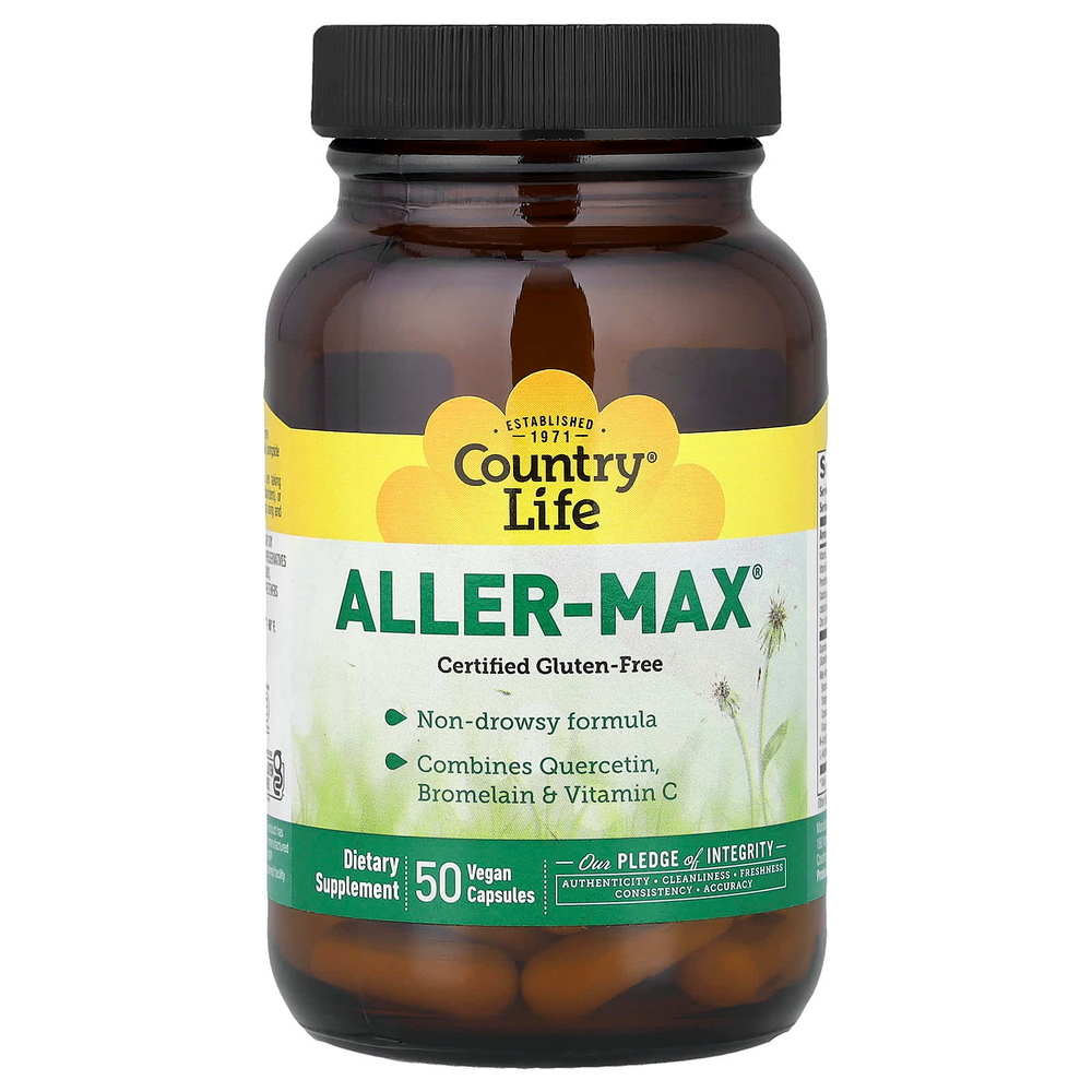 Country Life, Aller-Max®, 50 веганских капсул