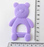 Прорезыватель Uviton силиконовый Bear лиловый