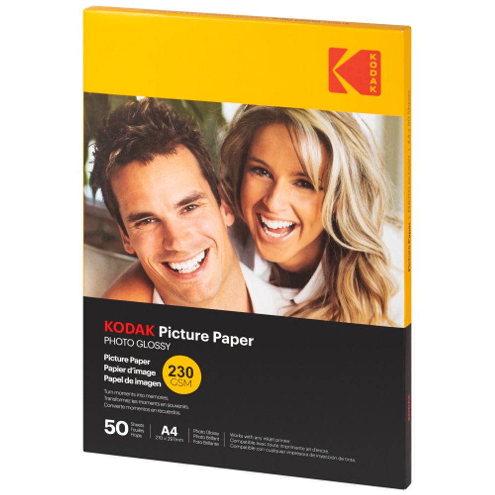 Фотобумага Kodak 230A420 для струйной печати A4 230 GCM Glossy 50 листов | Kodak