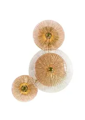 Светильник настенный светодиодный NewRgy W5858P/3 PLATING BRASS, 15 Вт, латунный