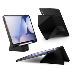 Складной чехол книжка от Dux Ducis для Samsung Tab S10+, S9+, S9 FE+, серия Vers Series Case, с магнитным держателем Pencil и функцией автоматического перехода в спящий режим