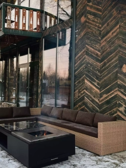 Дровяной гриль-стол Elbrus Grill Фудзияма 1000 (размер стола 2300x1200 мм)