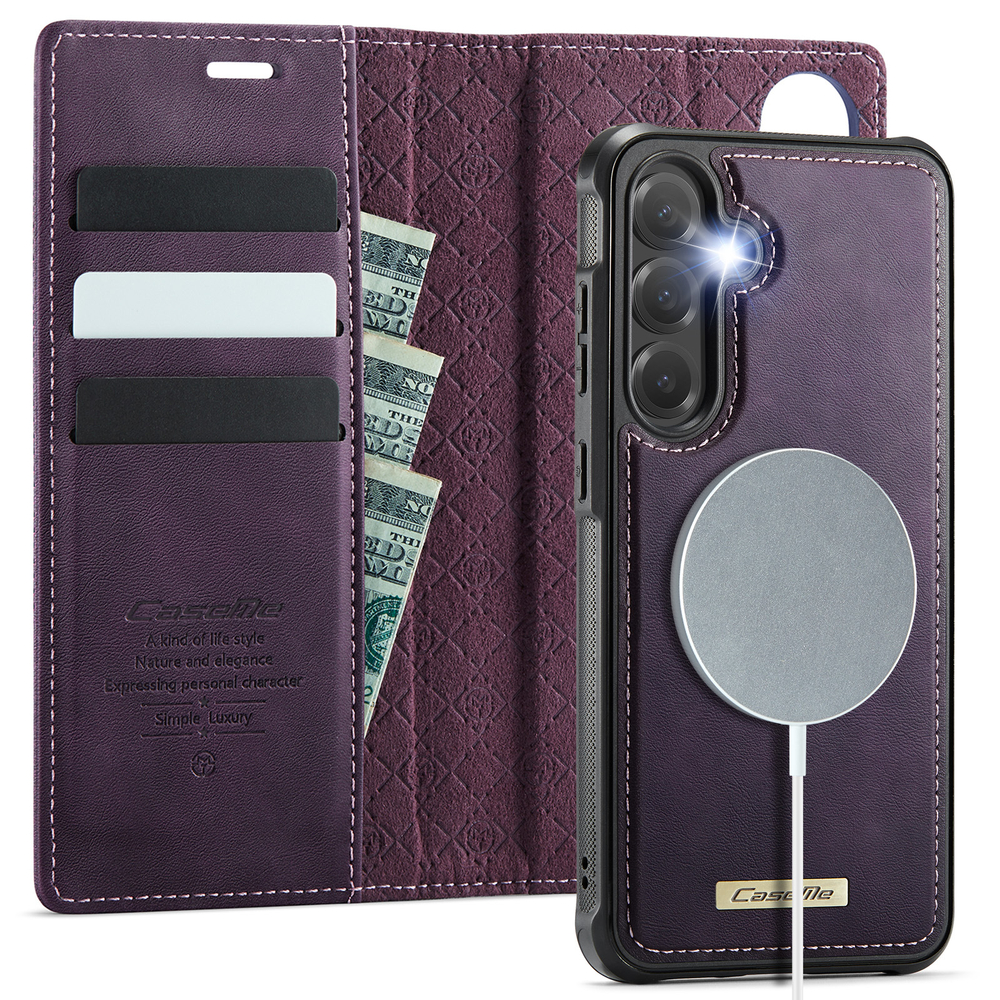Чехол-кошелек CaseMe 2 in 1 MagSafe Samsung Galaxy S25