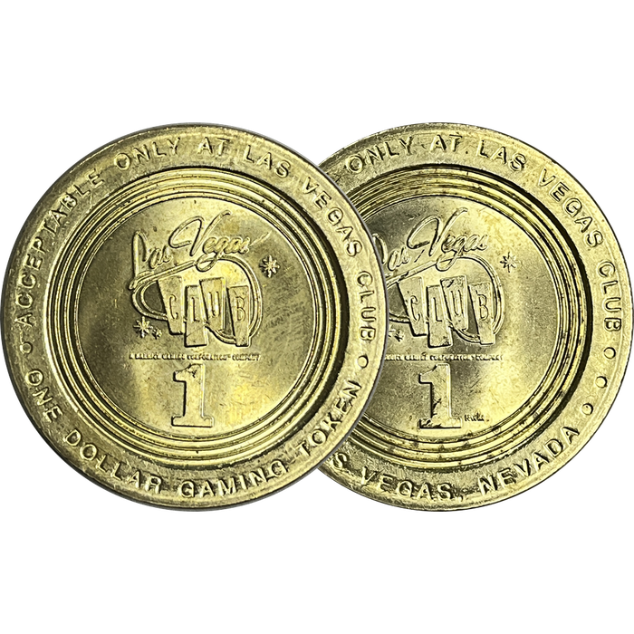 Las Vegas Club Casino $1 Token №1