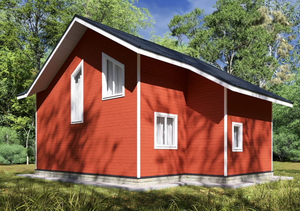 Каркас дома 10 x 15 м