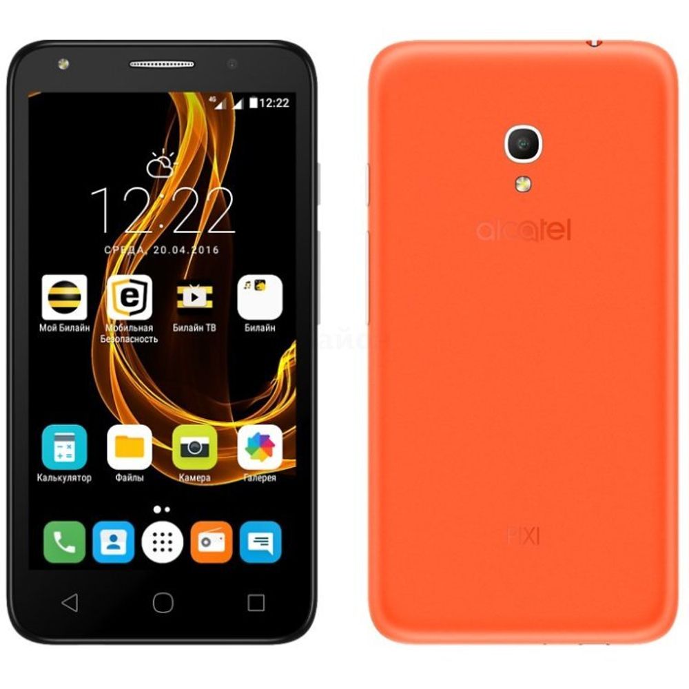 Смартфон Alcatel PIXI4 5045D 8 ГБ оранжевый Смартфон Alcatel PIXI4 5045D 8 ГБ оранжевый