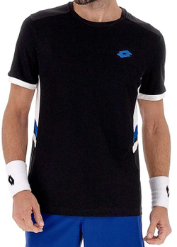 Мужская теннисная футболка Lotto Squadra II T-Shirt - all black