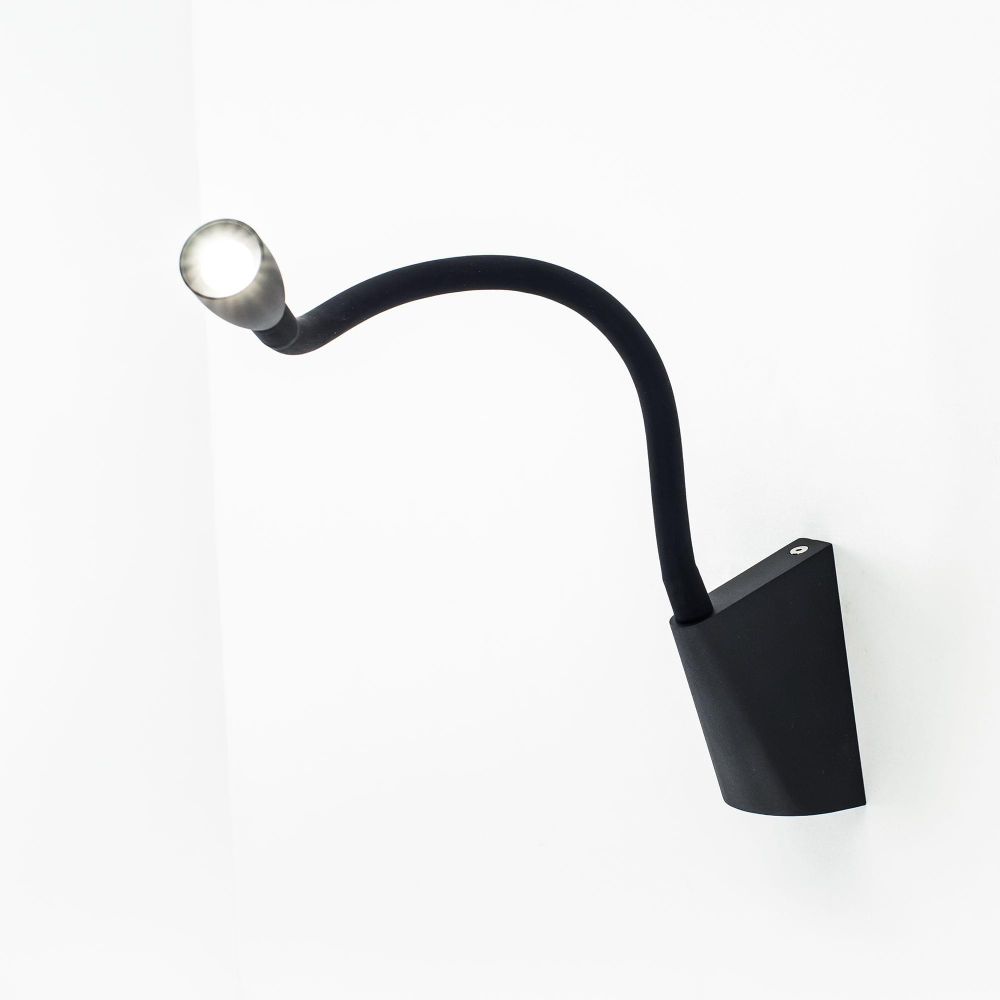 Citilux Декарт CL704341 LED Бра гибкое с выключателем Чёрное