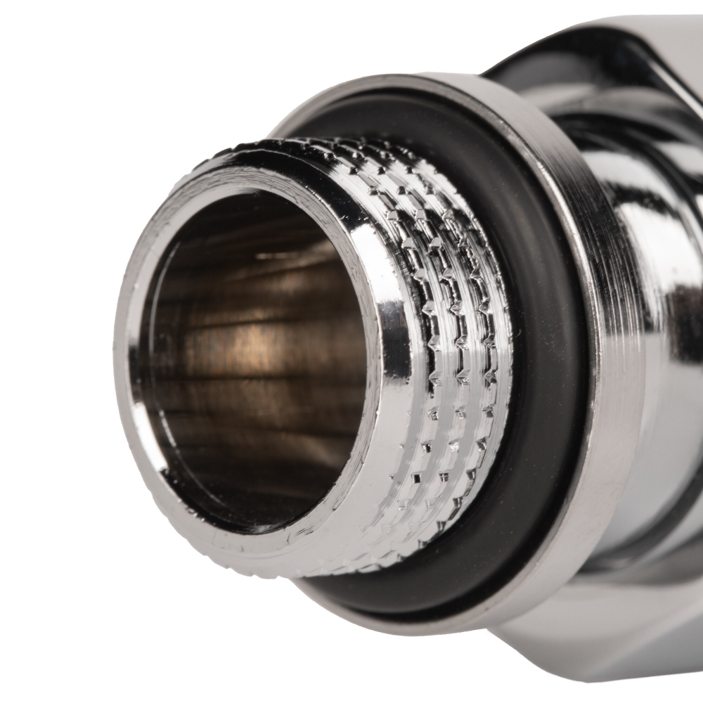 Набор термостатический для радиатора угловой Royal Thermo Design 1/2quot;М30х1,5 (Хром)
