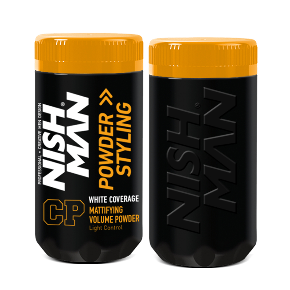 NISHMAN POWDER HAIR STYLING WAX CP - Пудра для укладки черная 20 гр