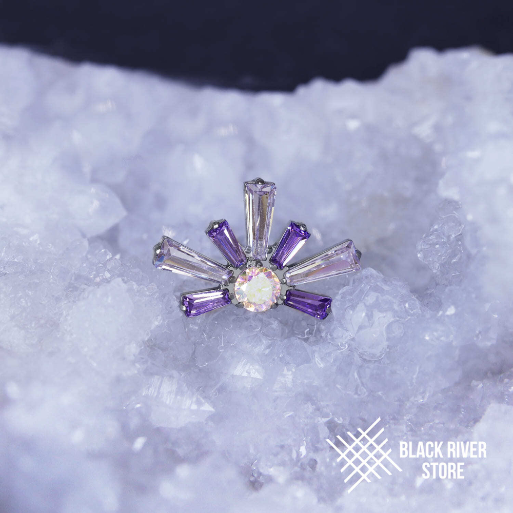 Xanthea Amethyst CZ & Tanzanite & AB
