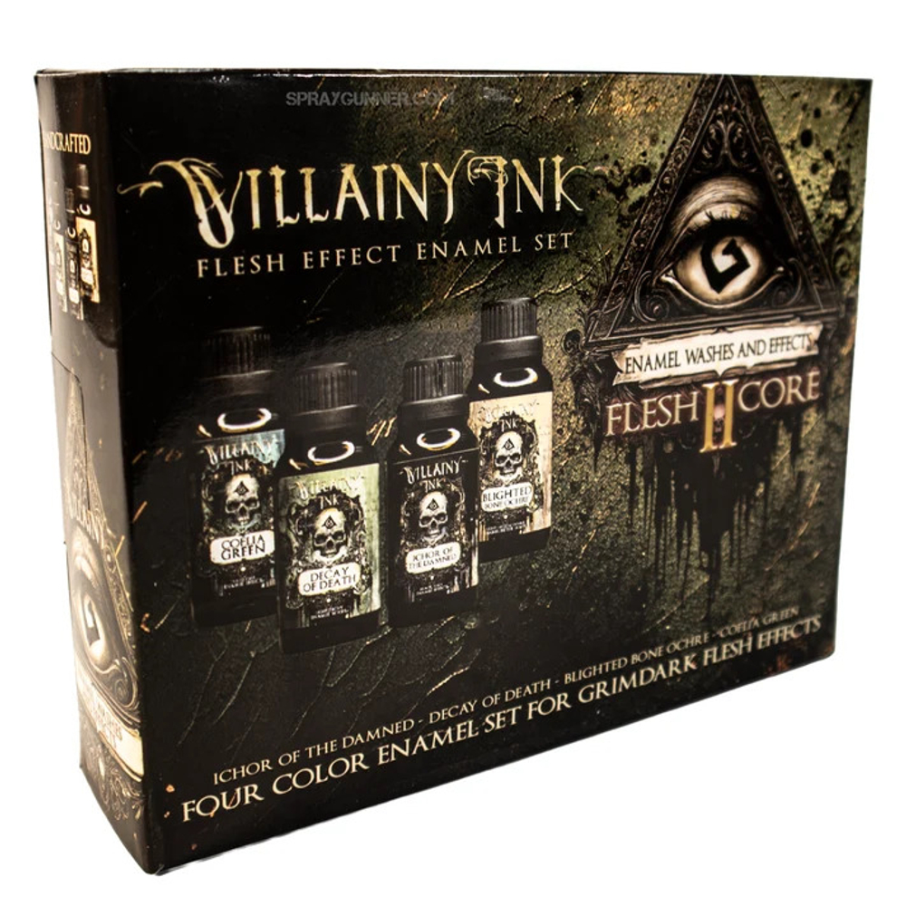 Villainy Ink Enamels - Flesh Core Set II
