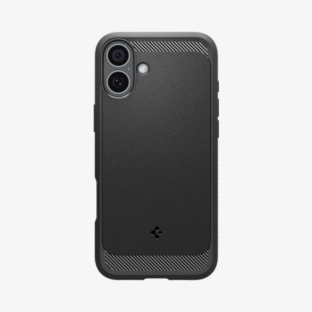 Чехол Spigen Rugged Armor Magsafe, matte black - iPhone 16
