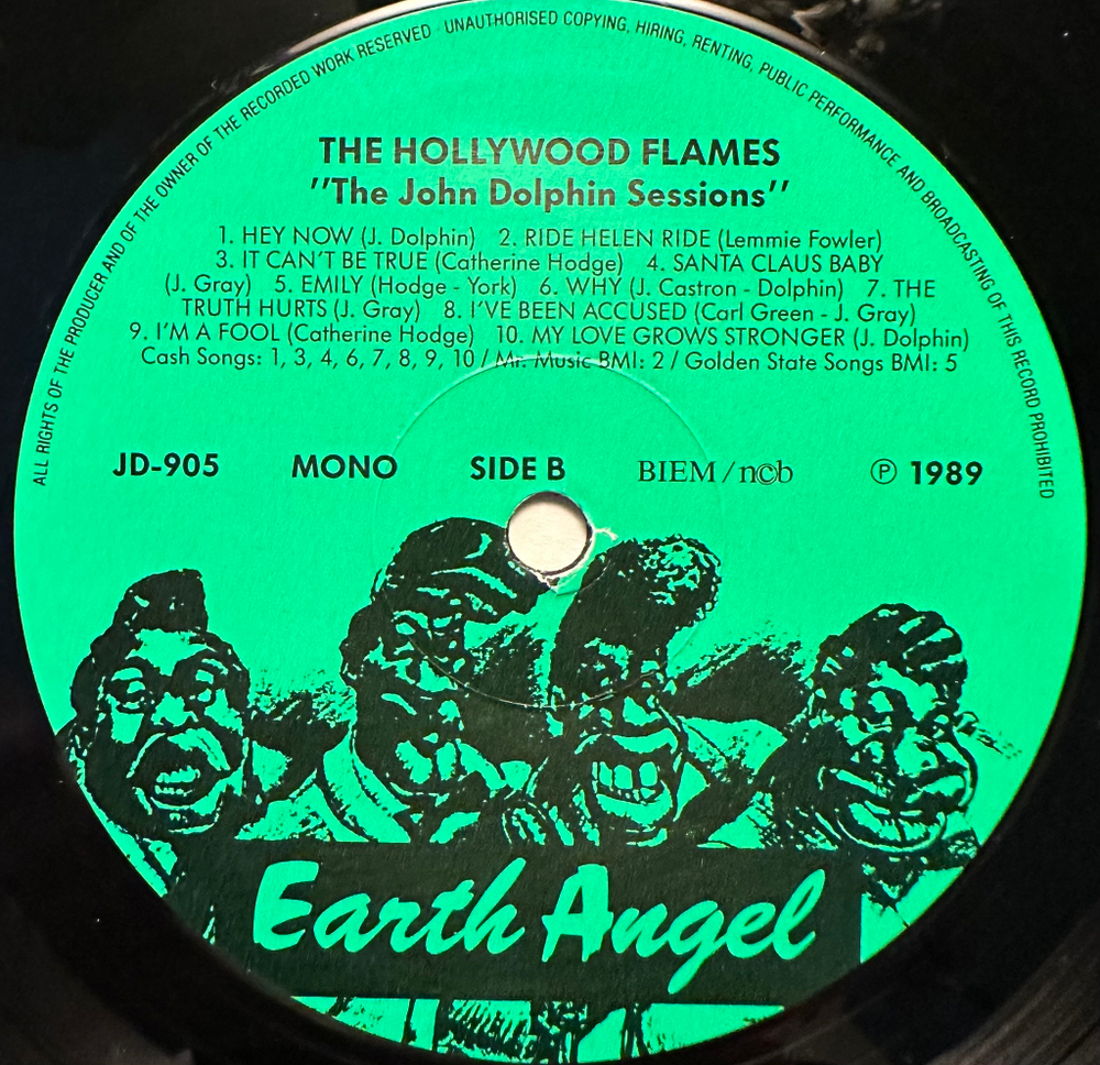The Hollywood Flames - The John Dolphin Sessions (Швеция 1989г.)