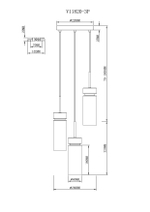 Светильник подвесной Moderli V11820-3P Almero