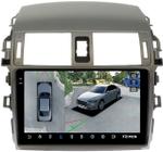 Магнитола для Toyota Corolla 150 2006-2013 (рамка тип 2) - Teyes CC3-2K-360 монитор 9.5" 2K QLED на Android 10, Быстрая, CarPlay, 4G SIM-слот, 4 камеры в комплекте