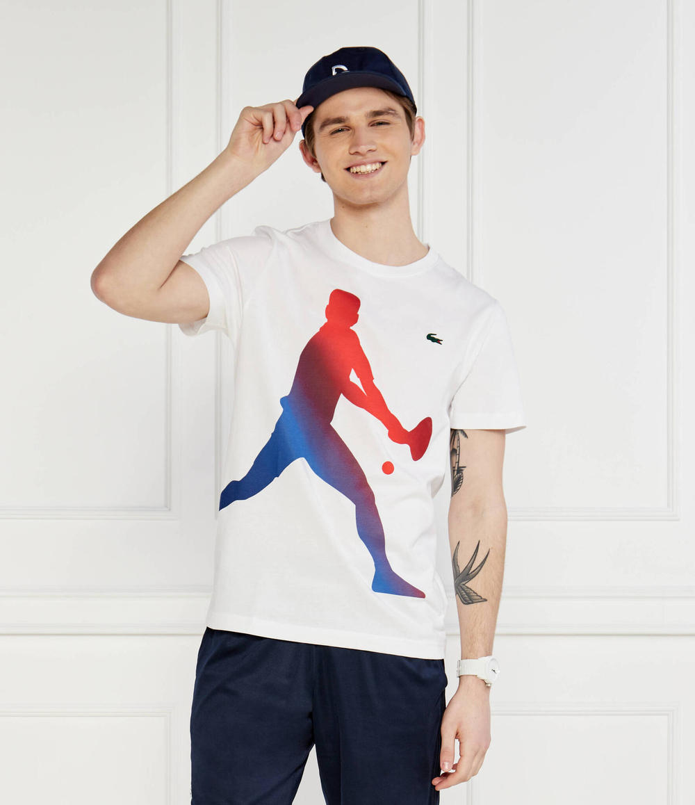 Футболка Lacoste - белый(TH7516)