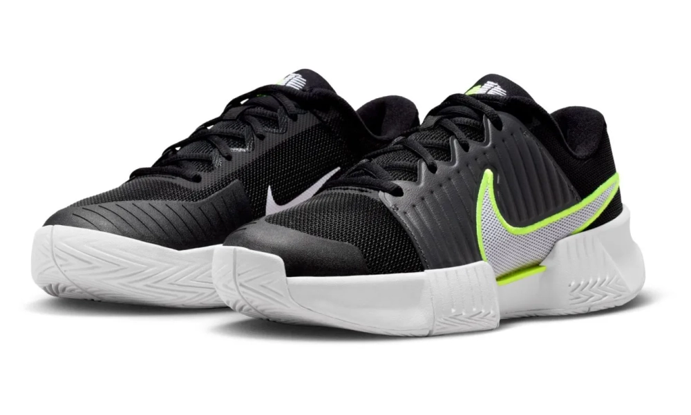 Женские теннисные кроссовки Nike Zoom GP Challenge Pro - black/white anthracite volt