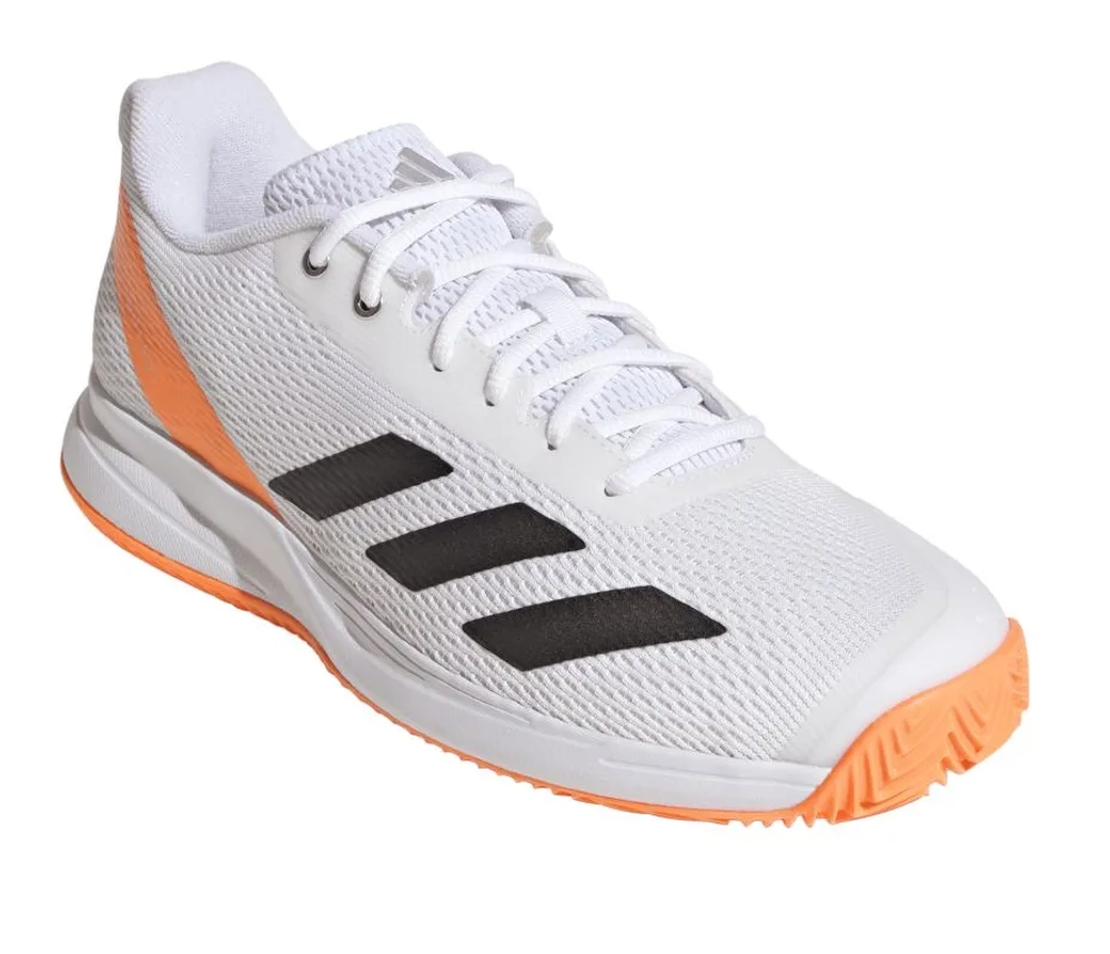 Теннисные кроссовки Adidas Courtflash Speed 2 - cloud white/core black/lucid orange