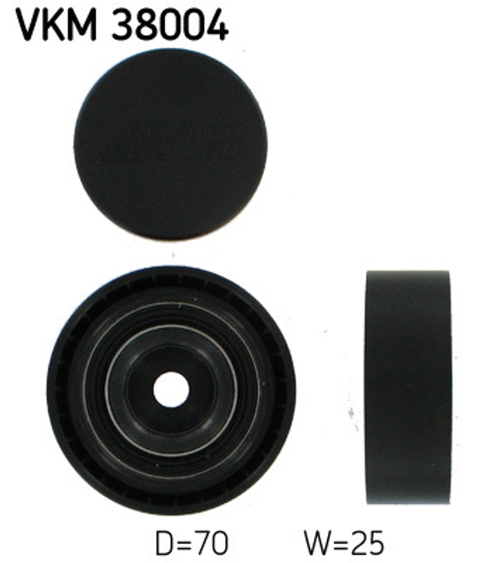 SKF - VKM38004-SKF - Deflection/Guide Pulley, V-ribbed belt