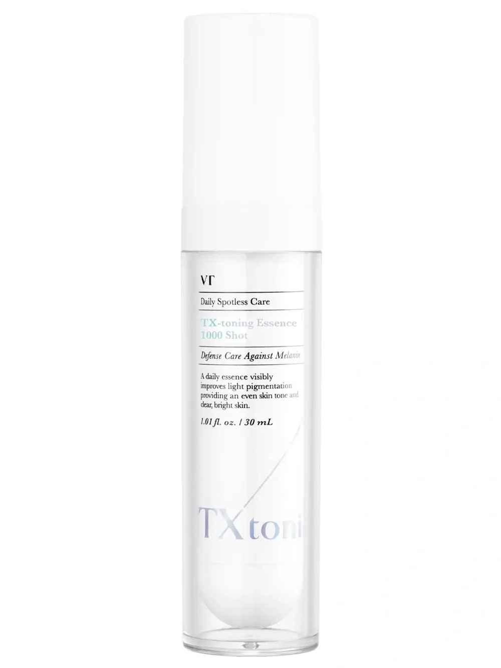 VT Cosmetics Осветляющая эссенция с 6% транексамовой кислоты против пигментации TX-Toning Essence 1000 Shot 30 мл