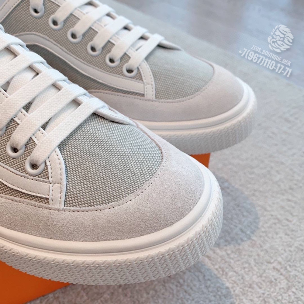 Кеды Hermes Envol Sneaker Low-Top в цвете Gris Perle