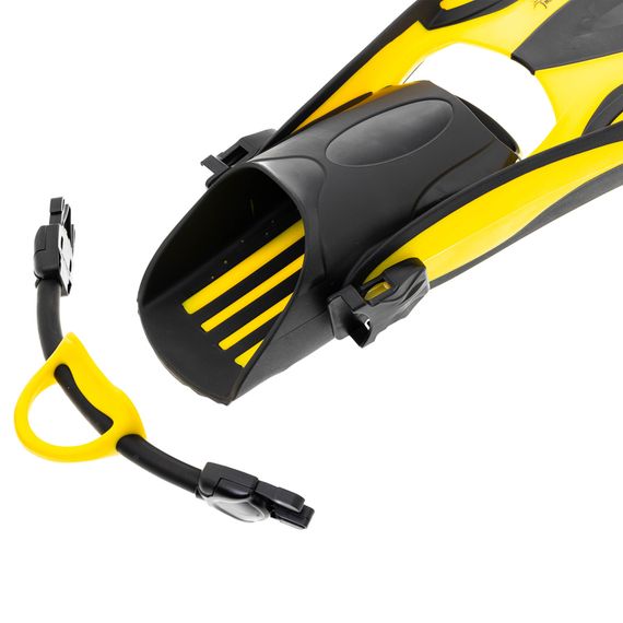 Ласты с открытой пяткой Marlin Scuba (Elastic Bungee Strap) желтые