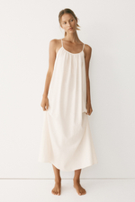 Платье из смеси льна — свободный крой - H&M