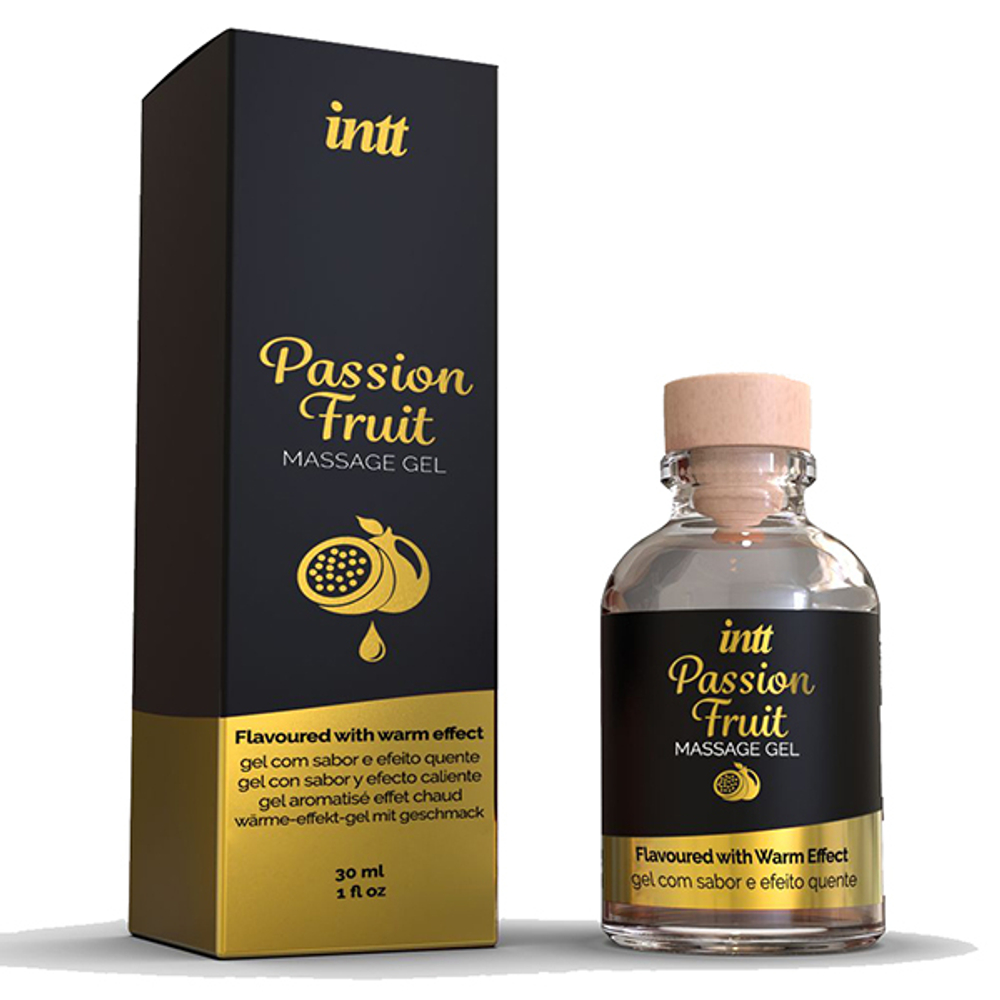 Массажный гель с ароматом маракуйи INTT Passion Fruit