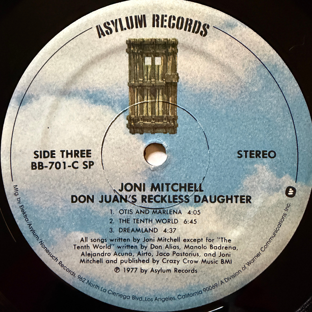 Joni Mitchell ‎– Don Juan's Reckless Daughter 2LP (США 1977г.)