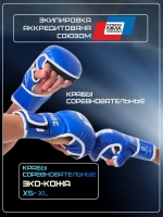Перчатки для ММА Rage Союз ММА России экокожа синий