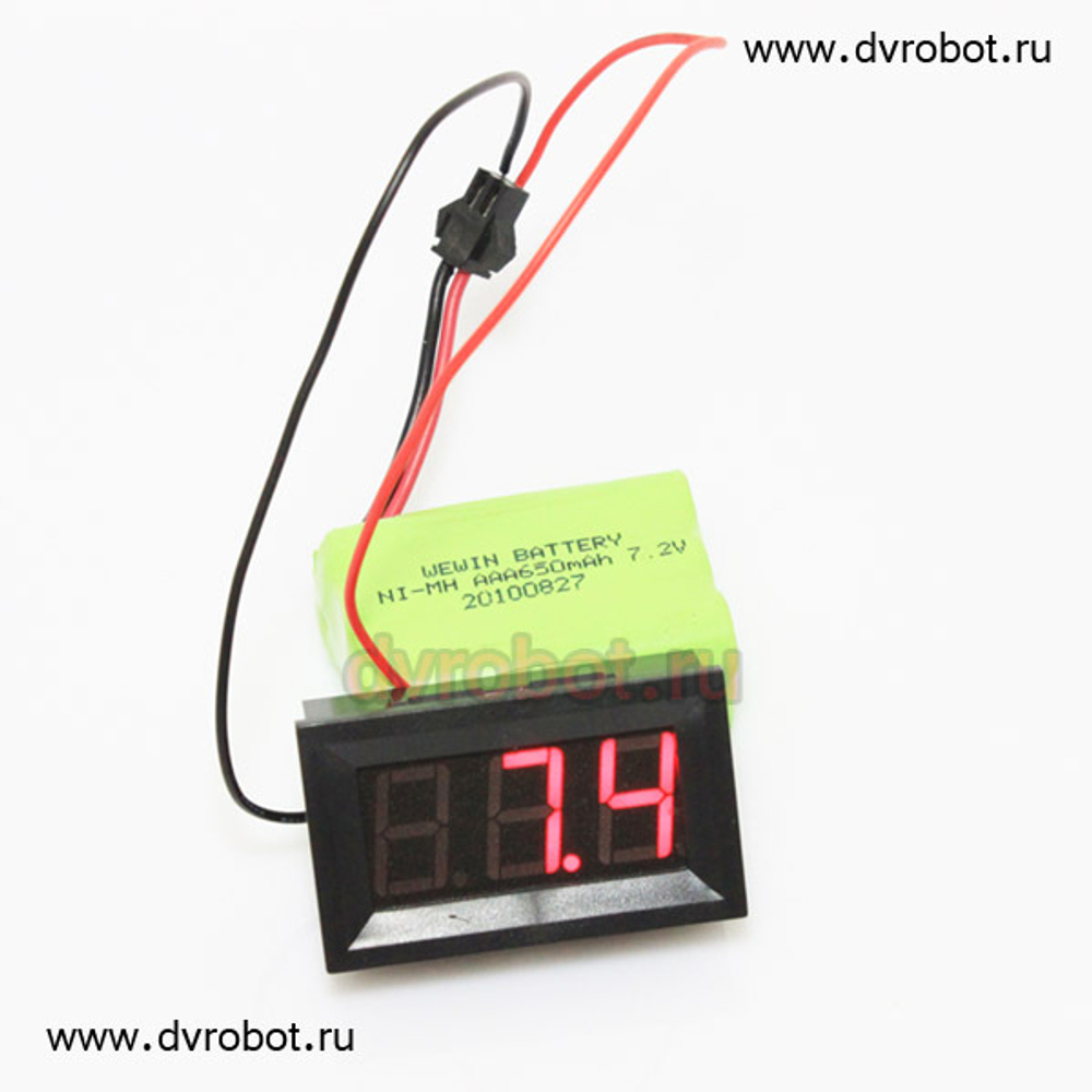 Вольтметр 0.56/DC4.5-30V/красный