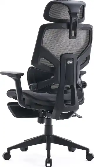 Кресло Cactus CS-CHR-MC01 серый сиденье черный с подголов. крестов.