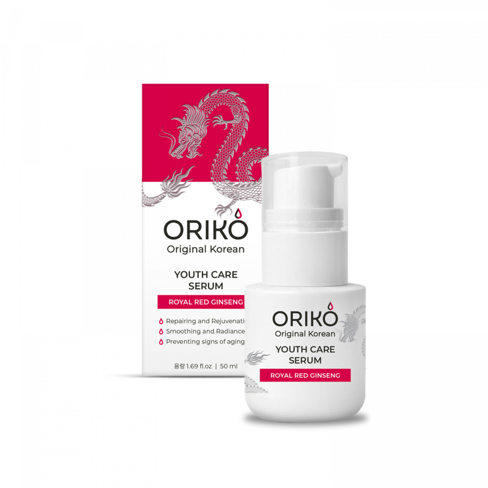 ORIKO Тонизирующая сыворотка с экстрактом красного женьшеня против первых морщин - Royal Red Ginseng Youth Care Serum, 50мл