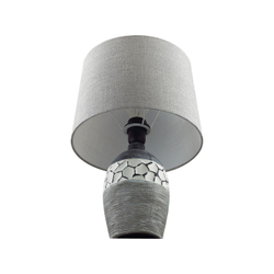 8118/1T COMFI LN26 489 серый, керамика/текстиль Настольная лампа E27 1*60W 220V AVALONA