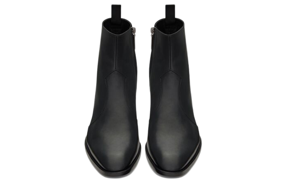 SAINT LAURENT Wyatt Zipped Boots