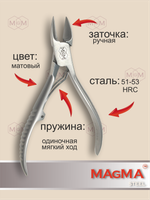 Кусачки для педикюра MN-33/18