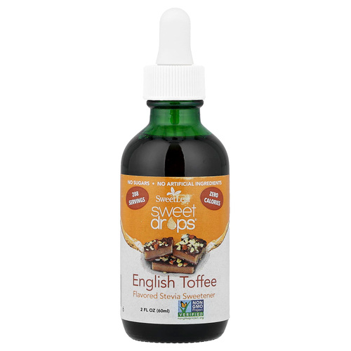 SweetLeaf Stevia, Sweet Drops®, английский ирис, 60 мл (2 жидк. унции)