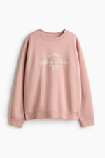 Свитшот оверсайз с надписью - H&M